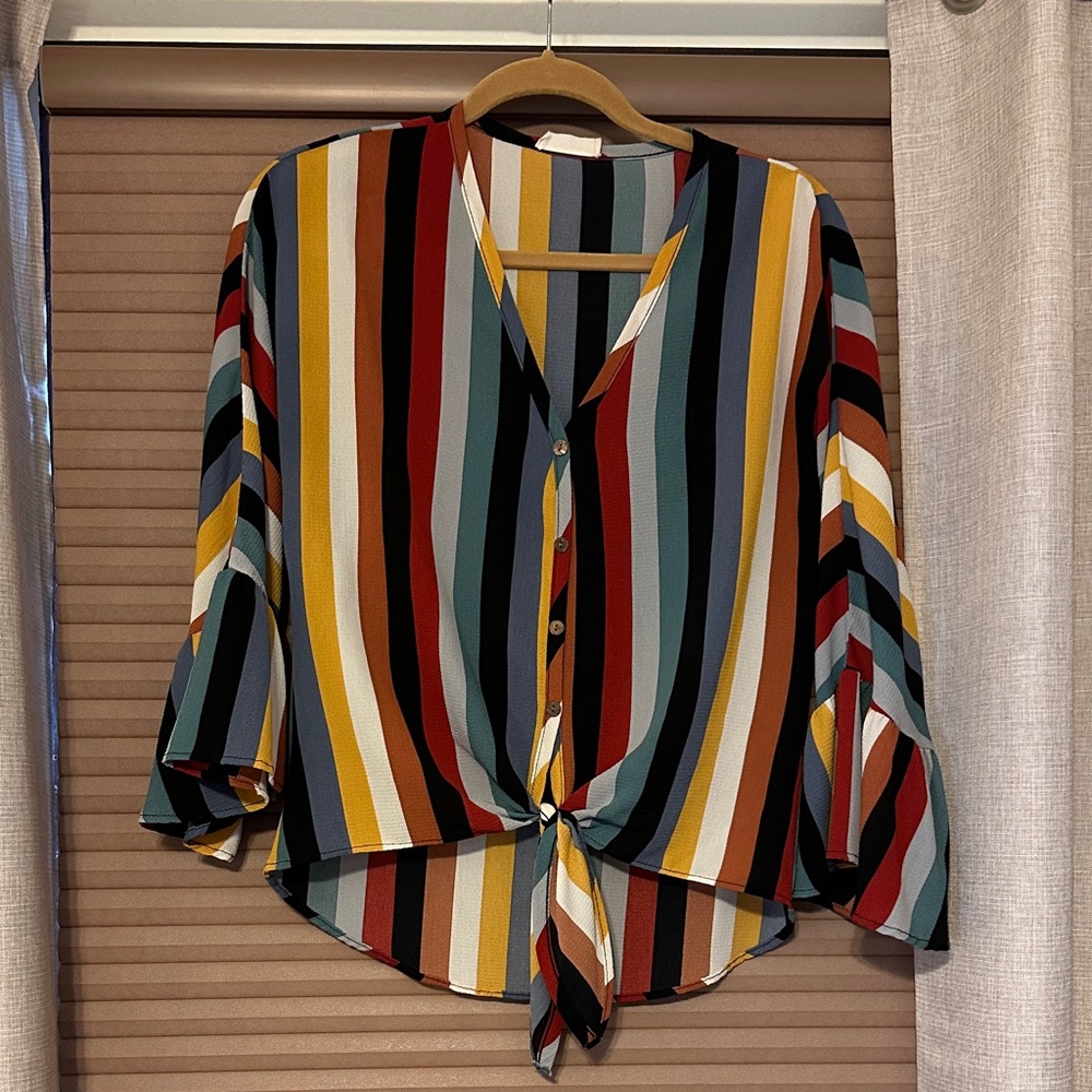 Striped Multicolor Women's Top